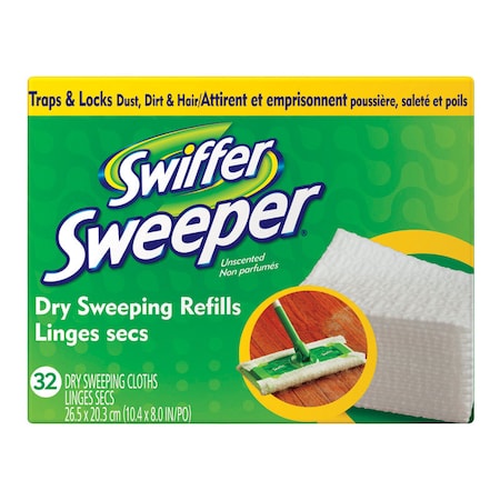 Swiffer Swiffer Sweeper 5.4 in. Dry Microfiber Dust Mop Refill 32 pk 31822